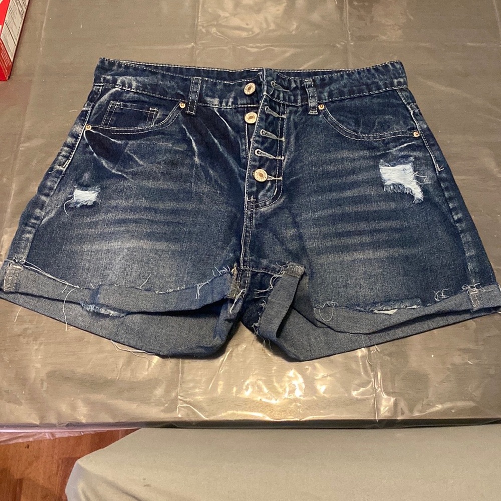 Denim blue jeans